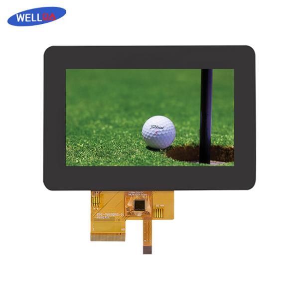 ROHS ISO9001 TFT LCD Display 24 Bit RGB Interface With CTP