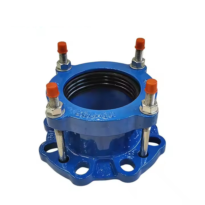 DN150 PN10 Ductile Iron Universal Joint Hdpe Pipe Flange Adapter Epoxy Coated
