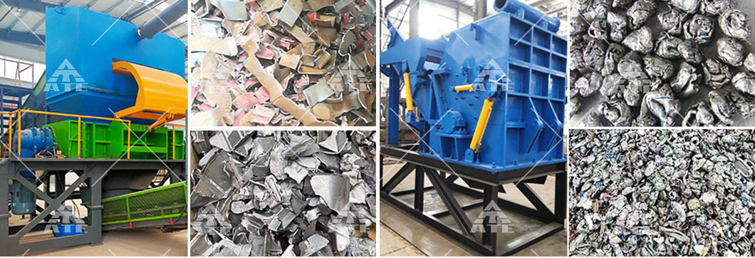 Scrap Iron Metal Steel Hammer Mill Large Scrap Metal Crusher Machine Scrap Metal Crushing Sorting Line