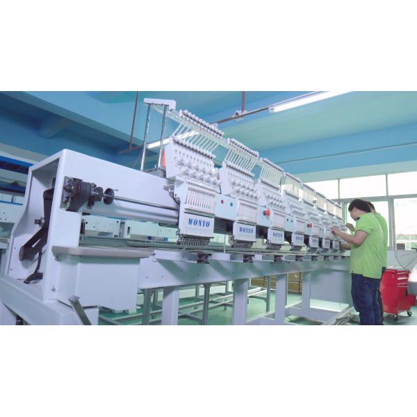 Computer 8 Head Wonyo WY1208C Commercial Embroidery Machine