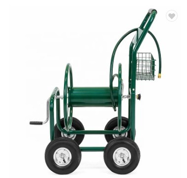 Convenient Garden Hose Reel Cart easy Maintenance Hose Cart With Wheels