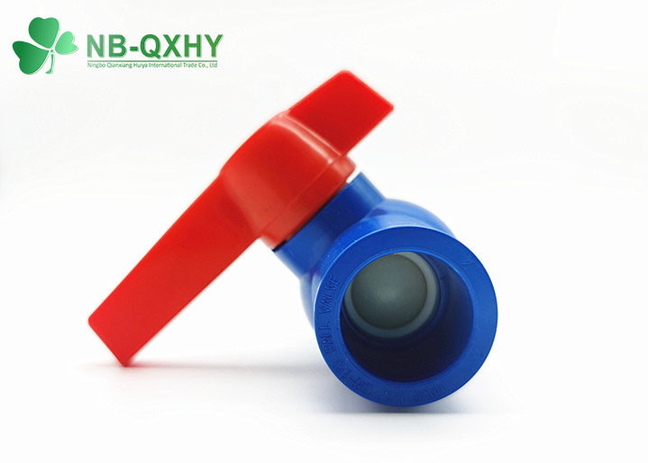 PVC Blue Compact Ball Valve for Thailand with Long Handle