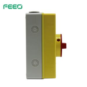 China FAIS 690VAC 32A Waterproof Isolator Switch Yellow IP66 Protect Level on sale