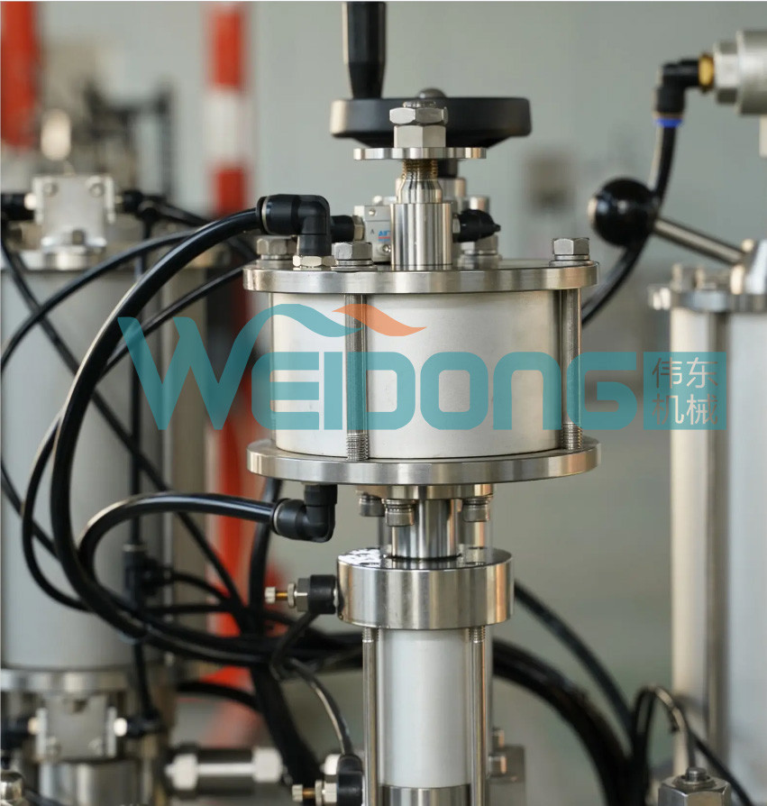 Aerosol automatic liquid filling line 6.5m3/ Min Low Noise
