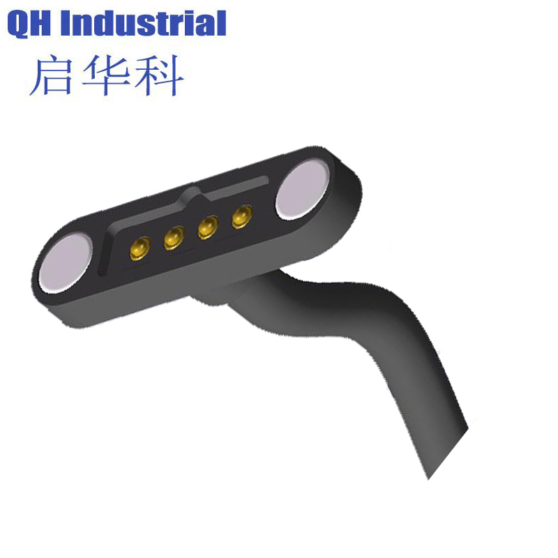 4Pin Peru Electronic Products Connector 4Pin spring loaded pin Magnetic Connector Magnetic spring loaded pin Connector