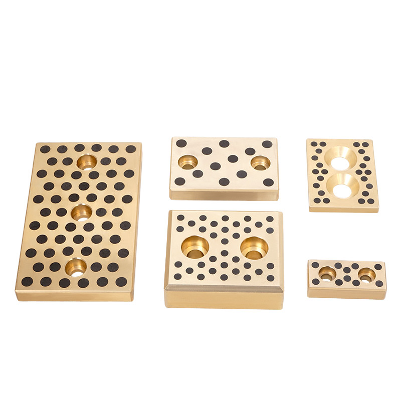 Metric Oilless Wear Plate Graphite Plugged Bronze
