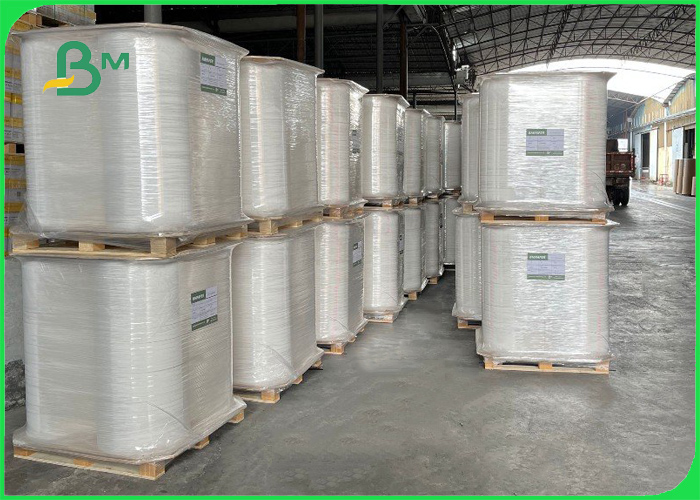 28g/m2 White Straw Wrapping Paper 26mm 29mm Food Grade Biodegradable