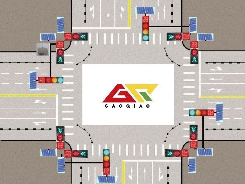 12VDC 200mm Traffic Light With Anti-UV Plastic PC Housing Wireless Controller