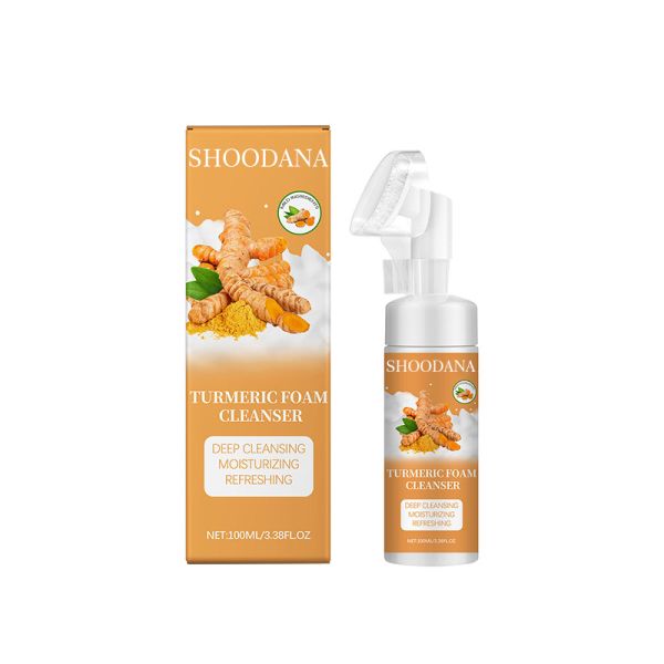 Private Label Whitening Organic Deep Cleansing Moisturizing Refreshing Lemon Aloe Vera Turmeric Cream Cleanser