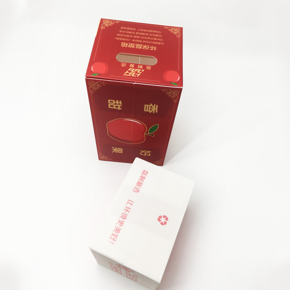 5.0mm Heavy Duty Apple Turnover Box Anti - Rodent Long Distance Transportation Carton