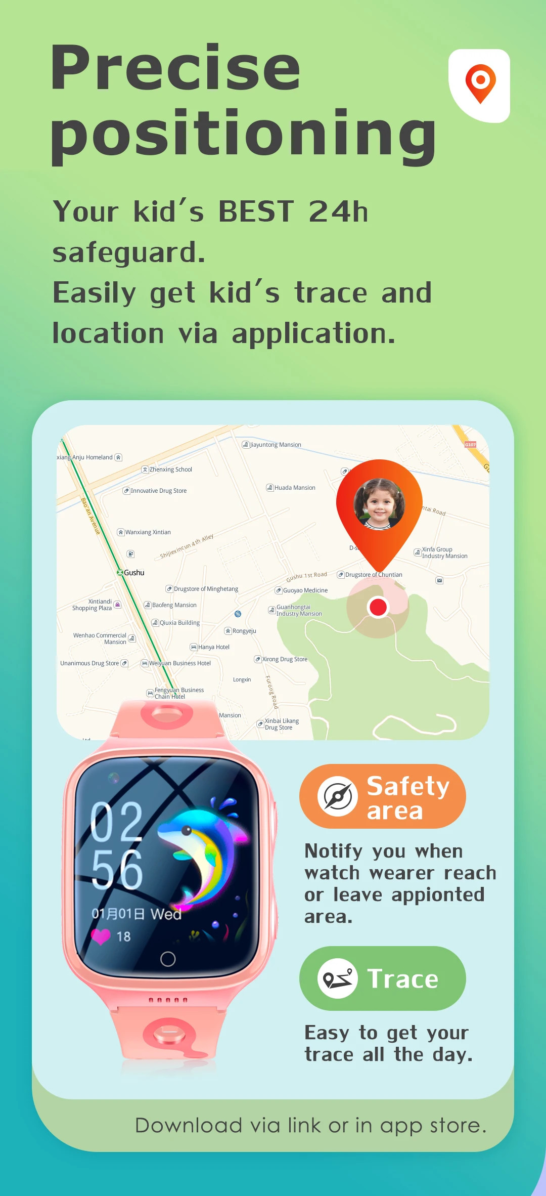 1000Mah Teenager Wrist Gps Tracker 4G Kids Smart Phone K9 GPS Wifi Location Safeguard