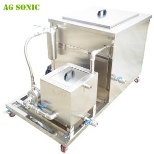 Quality 28khz Industrial Ultrasonic Cleaner for Car Fuel Tanks , Car Injectors , Carburator with Oil Skim for sale