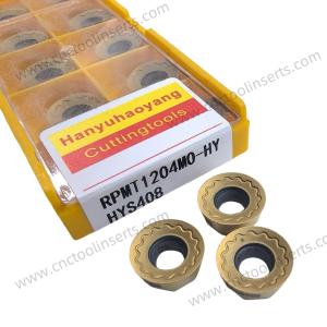 Quality RPMT1204MO-HY Carbide Milling Inserts Wear Proof CNC Milling Inserts for sale