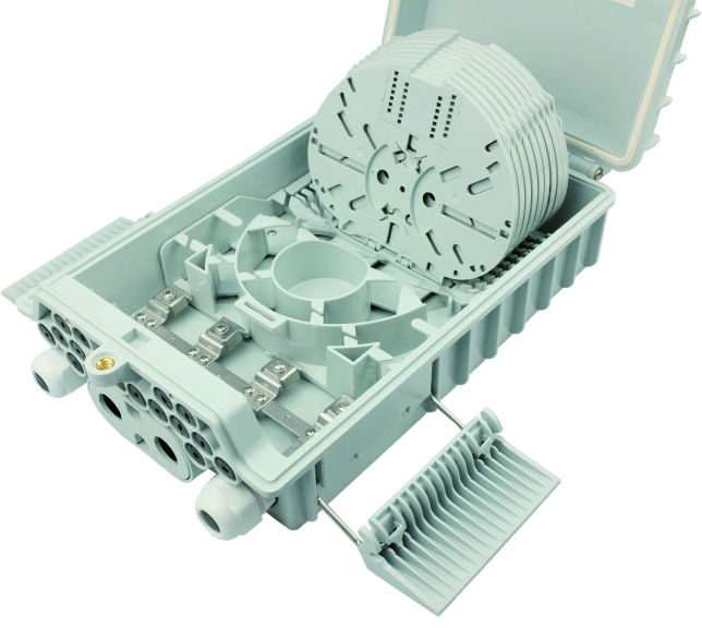 274*175*82mm FTTH Fiber Optic Terminal Box for Outdoor 16 Cores Wall Mount Pole Mount