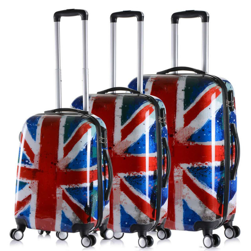 210D Polyester 24" TSA Lock Printing ABS PC Trolley Luggage