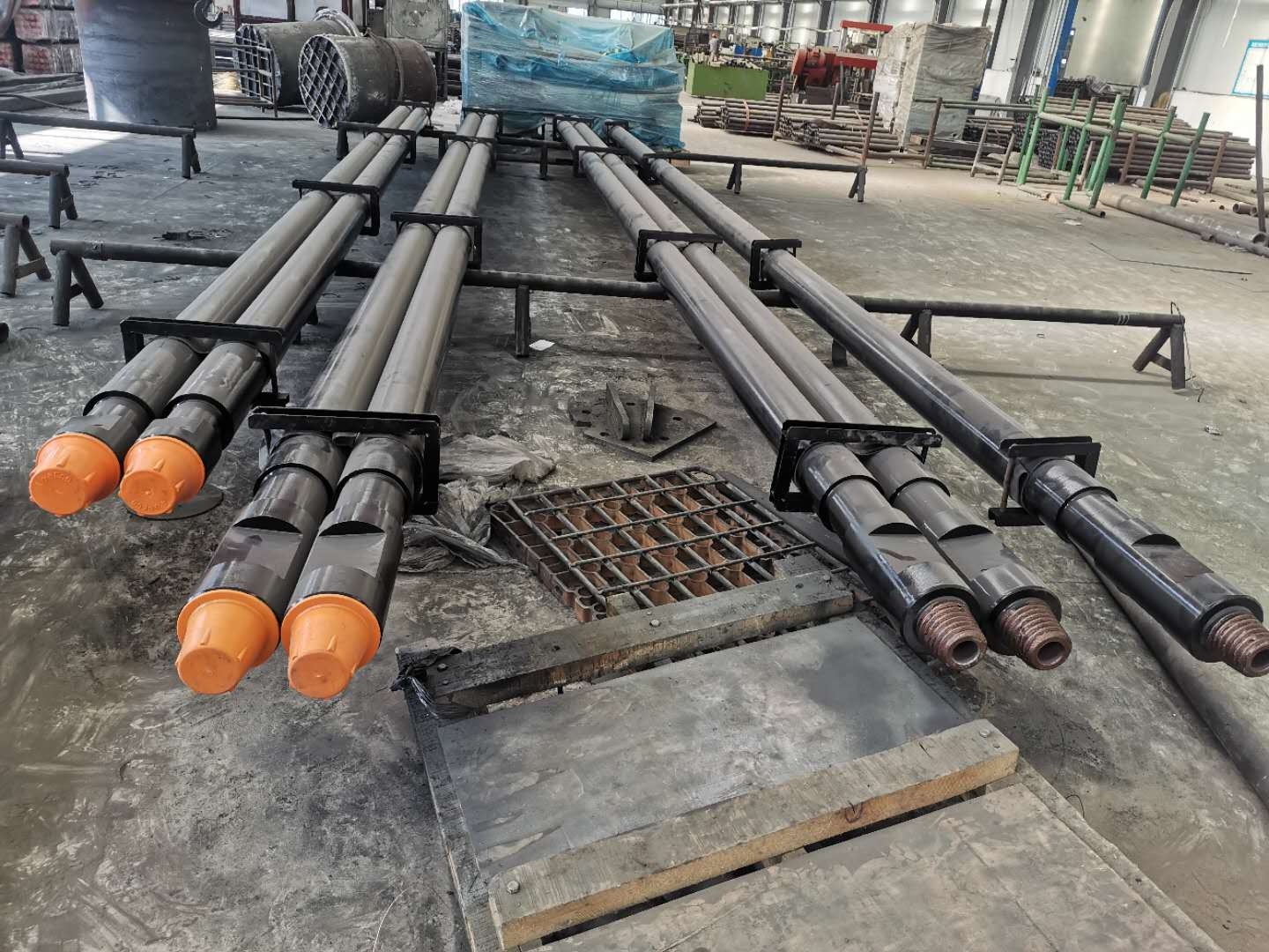 BECO 4" thread 6 1/2" OD Blast Hole Drill Pipe For Gardner Denver GD45-B