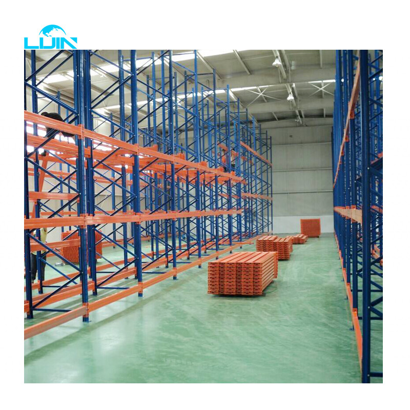 Q235 Heavy Duty Storage Racks 40 Foot Container Adjustable Pallet Shelving System
