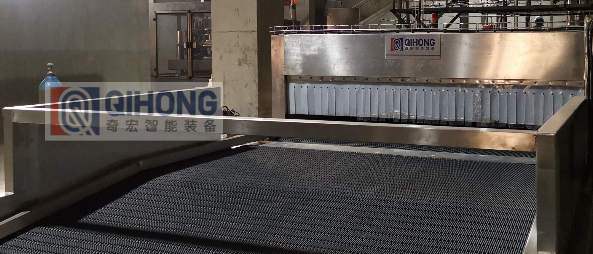 Continuous Tunnel Pasteurizing Equipment,100-1000cans/min For Psteurizing Canned Food