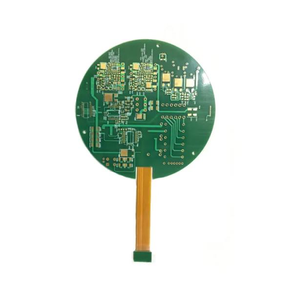 Single And Double Side Rigid Flex PCB FR4 With ENIG Immersion Gold Surface
