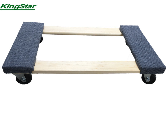 Heavy Duty Hard Wood Moving Dolly , OEM 1000 Lb Furniture Dolly For Home