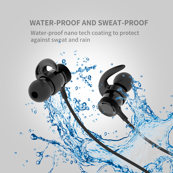 dustproof magnet sports bluetooth headphone hot selling magnetic sport bluetooth wireless headphone for all mobile phone