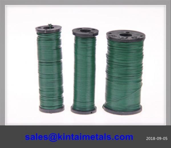Buy 20gauge Green florist wire on plastic spool at wholesale prices