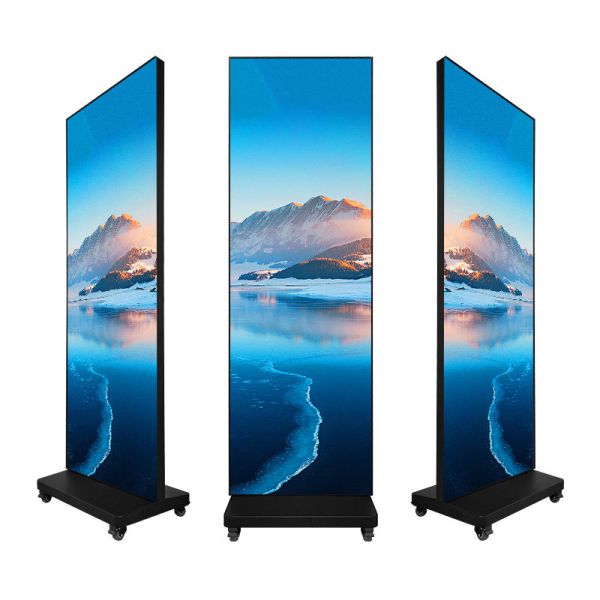 Indoor Digital Billboard Advertising Display Screen Folding LED Poster Screen