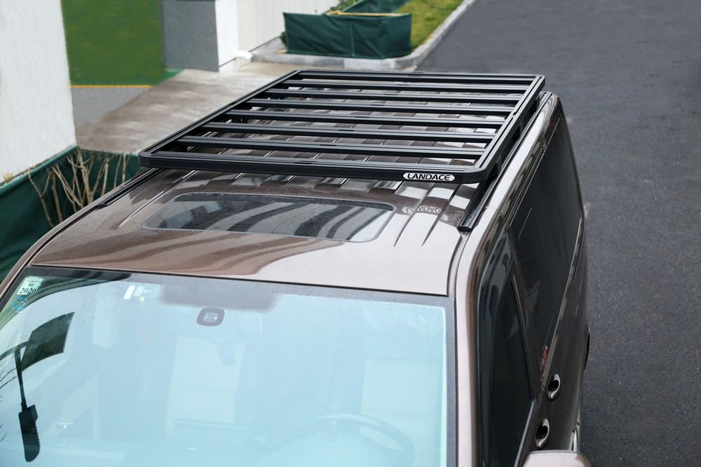 Aluminum Extrusion Low Height Platform Roof Rack for Volkswagen Transporter T6 Van