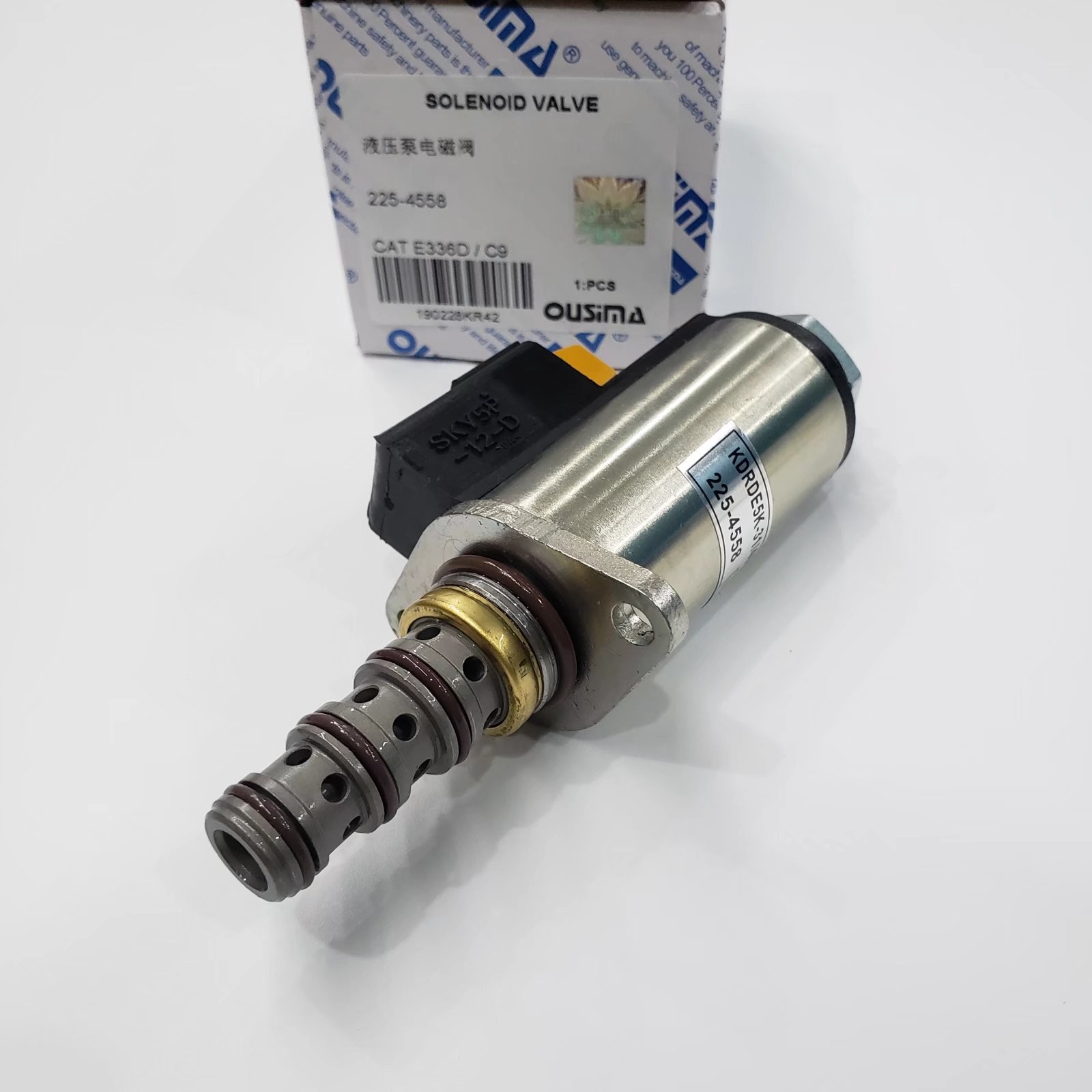 OUSIMA Pump Solenoid Valve 225-4558 Excavator 320D 336D E336D C9