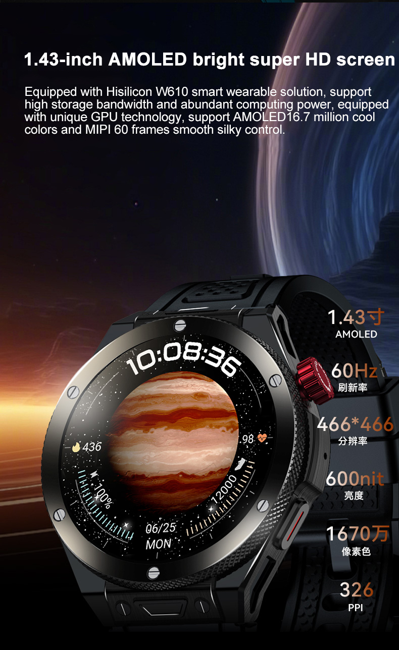 NEW NOH-ON N18 SmartWatch Health Monitoring Men Women OpenHarmony Tracker Full Touch Screen Smart Watch