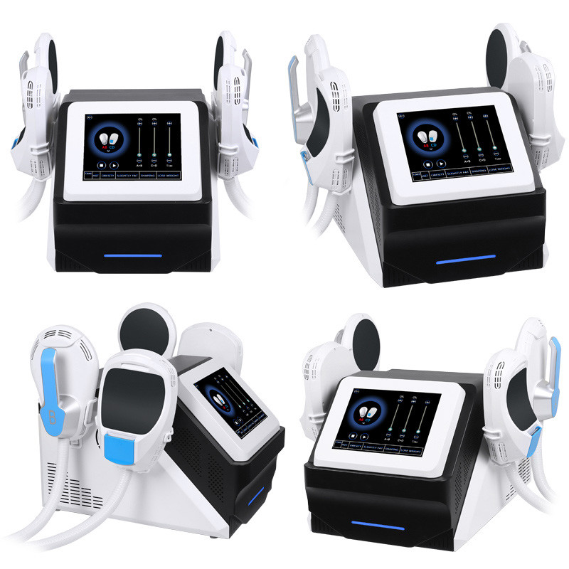 Body Shaping Build Muscle Em Slim Machine RF EMS Slimming Emsculpting Equipment 4 Handles