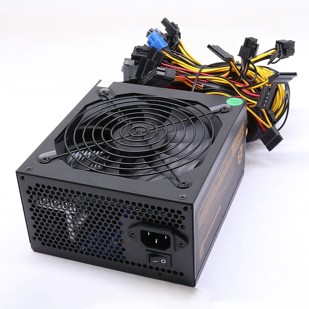 Power Supply PSU 1600W 1800W 2000W Multipath Case power supply 90plus+ gold PSU Switching LED Power Supply