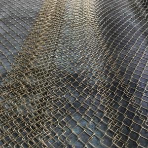China hot dip galvanized 6' tall diamond hole chain link iron wire mesh fence pvc coated vinyl fence on sale