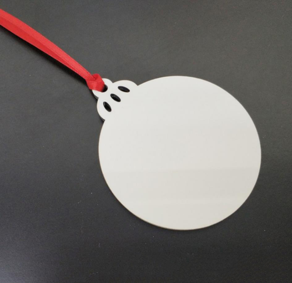 Ball Shape Gift Ornament MDF DIY Sublimation Blanks