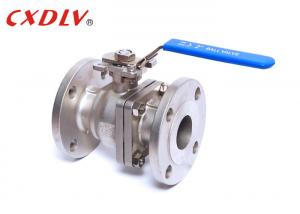 Quality Class 150LB CF8 Stainless Steel Flanged Ball Valve 2 Inch Operating By Handle for sale