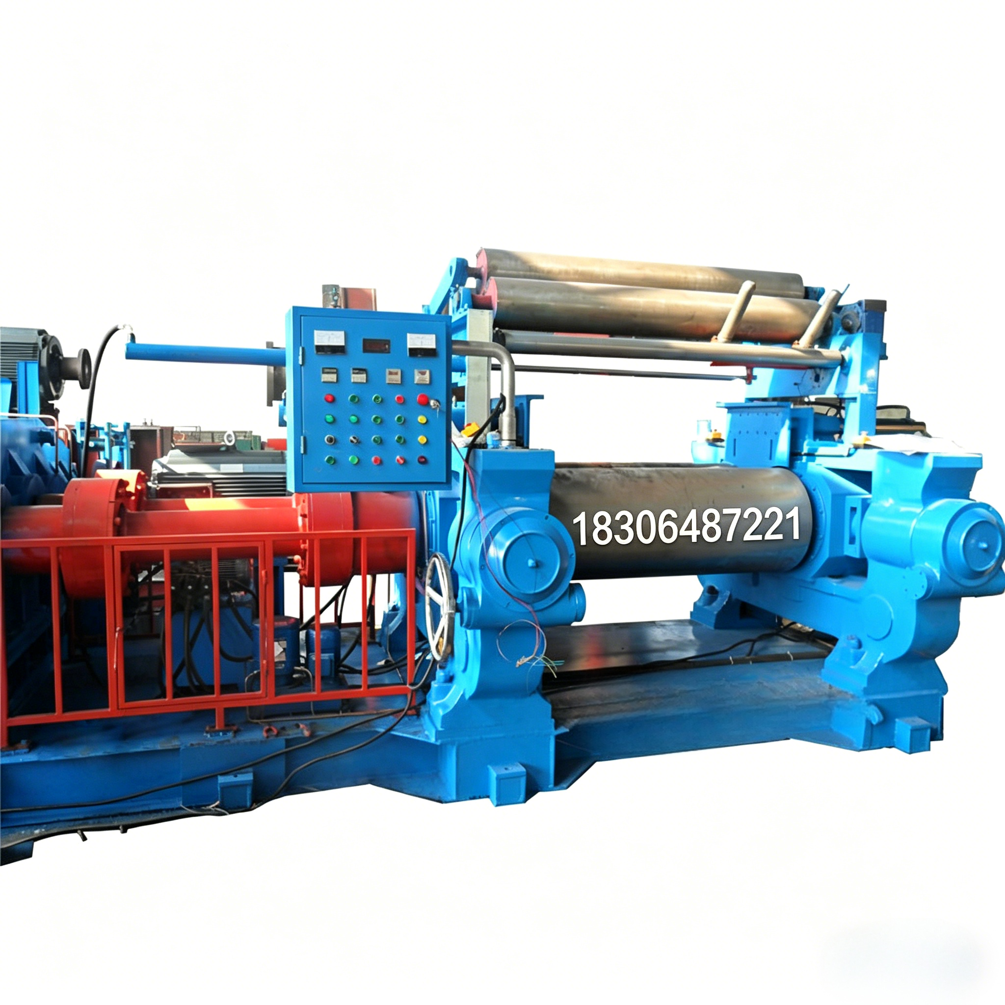 CE/ISO9001 Certified Two Roll Open Mixing Mill with Automatic Thin Oil Lubrication and Integrated Base Design