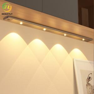 China Rechargeable Self Adhesive LED Intelligent Sensor Light Ultra Thin Cat Eye Hill Light Strip For Wardrobe Wine Cabinet on sale