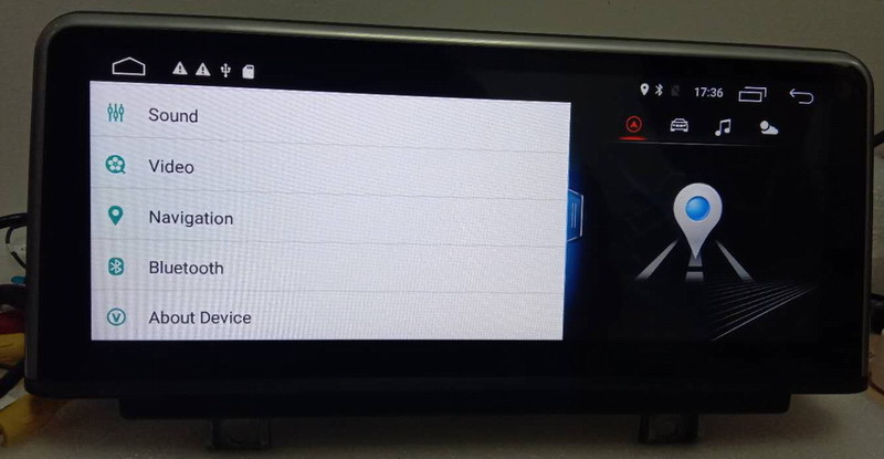 Ouchuangbo car stereo navigation for X6 E71 (2014-2017) support BT MP3 mirror link android 8.1 OS 4+64