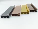 6063 T5 Aluminum Frame Extrusion Profiles , Waterproof Champagne Aluminium