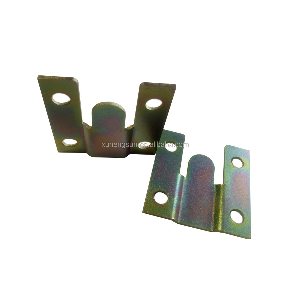 Silver Furniture Hardware Fittings Bed Sofa Couch Brackets Rail Hooks Bed Bracket Hinges