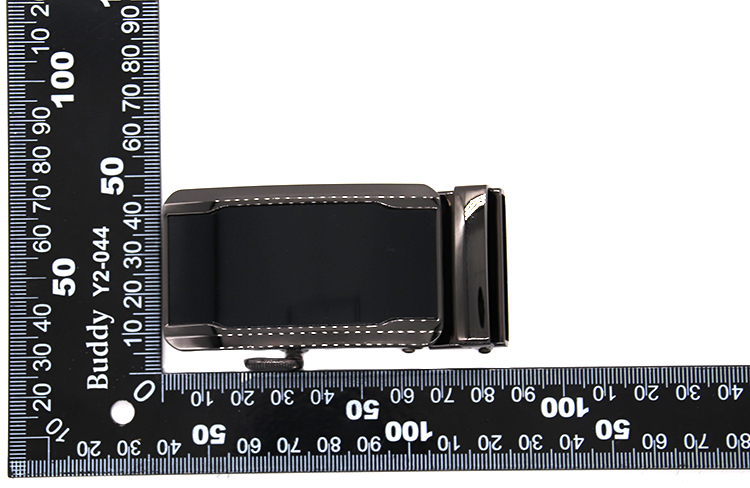 Black Custom Metal Belt Buckle , Zinc Alloy Auto Lock Belt Buckle