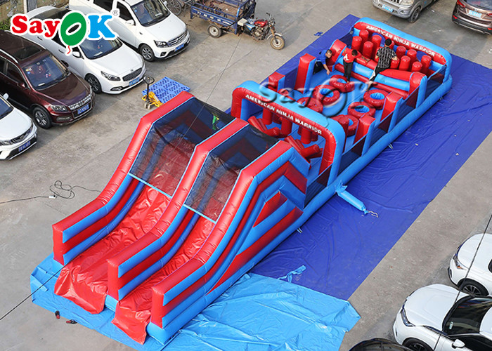 Inflatable Carnival Games Carnival Commercial Adult Climb Slide Inflatable Obstacle Game