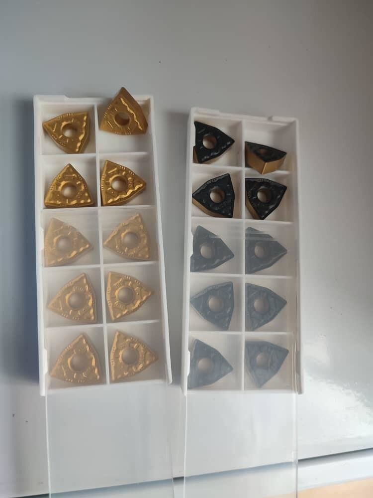 PVD Coating Tnmg 1604 Carbide Inserts , WNMG080412 Cnc Cnmg Insert