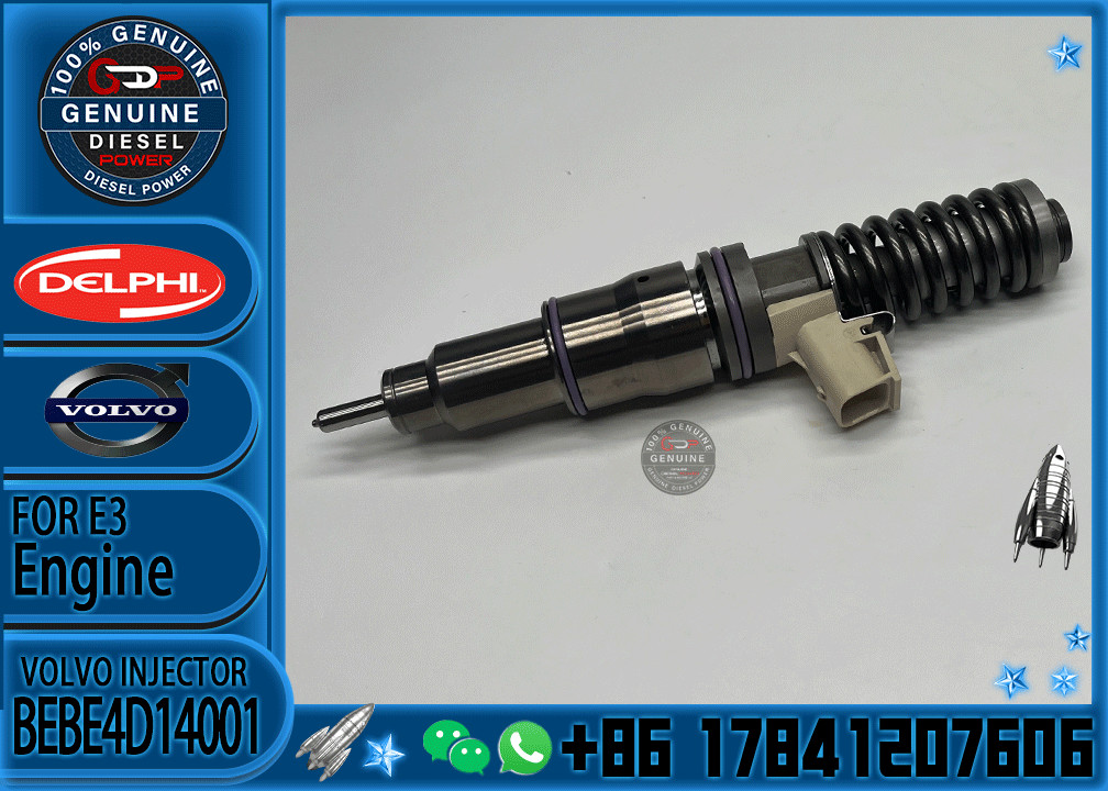 Diesel Engine Fuel Injector 20780666 BEBE4D14001 20584346 85000498 7420972224 20972224 7421340612 For VOL Excavator