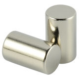 Moulding Cylinder Nickel Coated Samarium Cobalt Sm2Co17 Permanent Magnets Anti Wear Generator Accessories XG33EH
