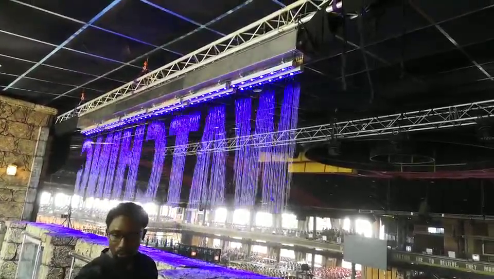 Color changing digital water curtain combination type fountains Seafountain design