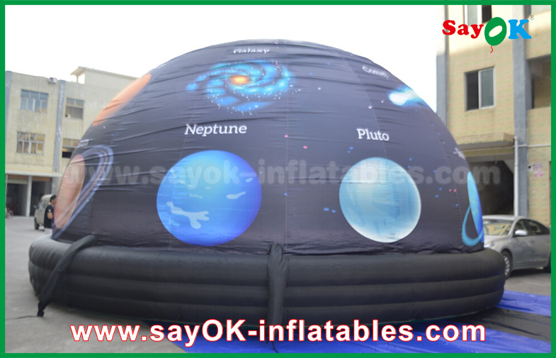 6m 210 D Oxford Cloth Portable Inflatable Planetarium Dome for Cinema with Full Printing
