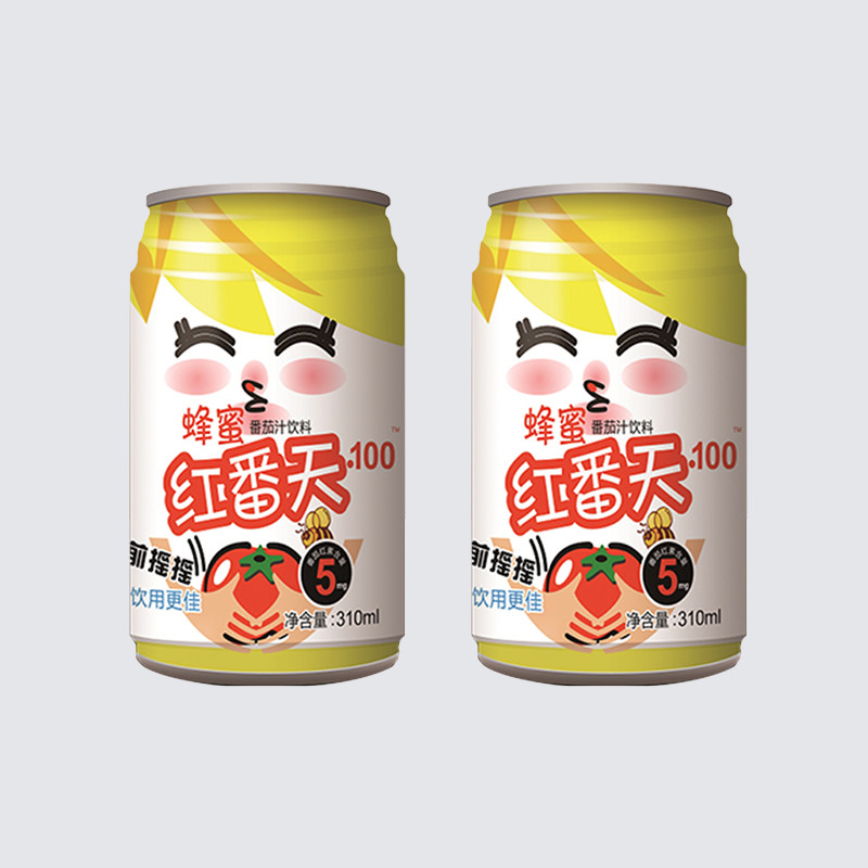 Low Carb Tomato Juice With Honey Canned Tomato Vegetable Juice 310ml