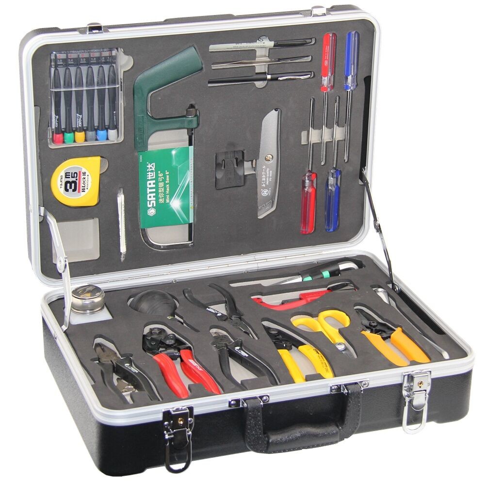 Professional Fiber Optic Cable Tools Practical Fusion Splicing Tool Box