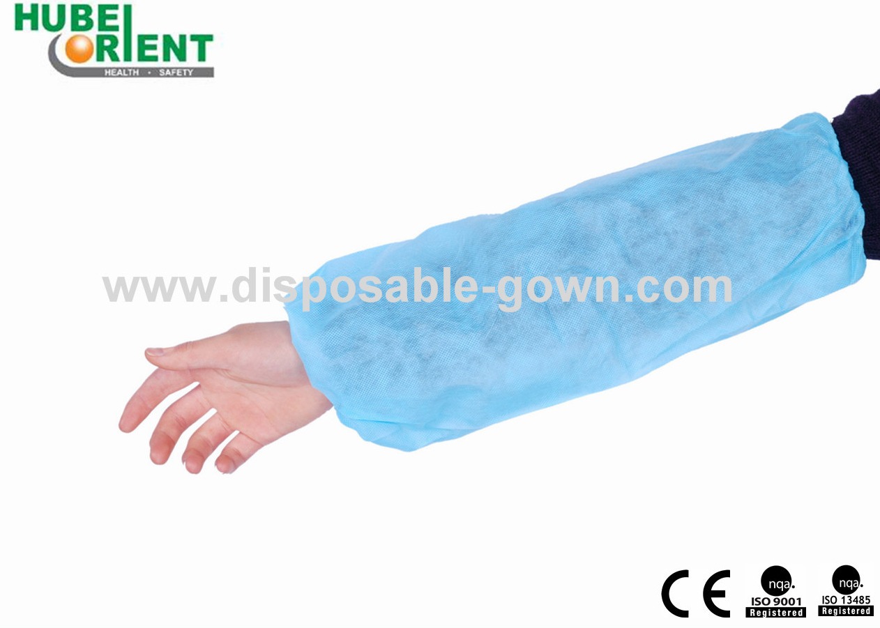 Non Irritating 30g/m2 Nonwoven Disposable Oversleeves For Factory